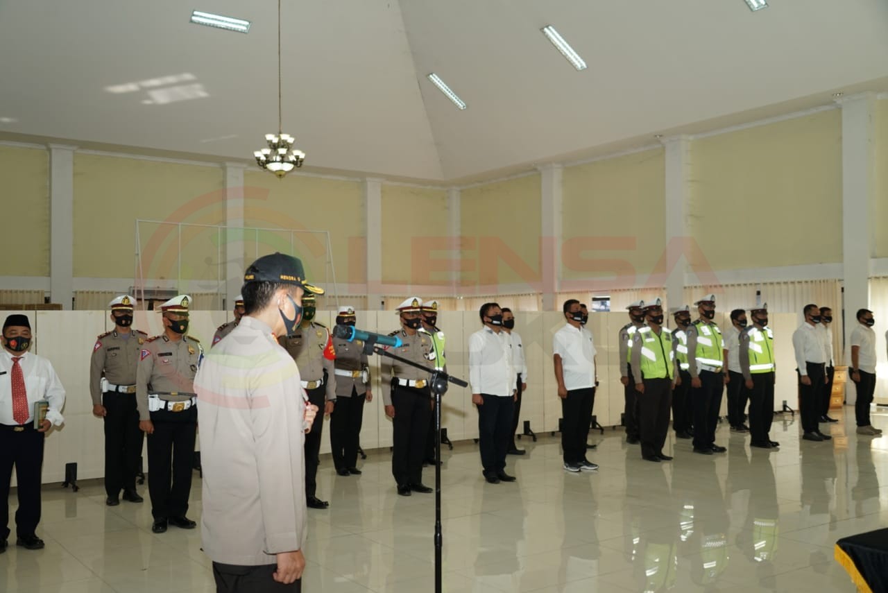 LensaHukum.co.id - IMG 20200727 WA0027 - Polres Metro Bekasi Sertijab Kasat Lantas Dan Kasat Narkoba